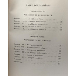 La pédagogie institutionnelle - l'école vers l'autogestion -...