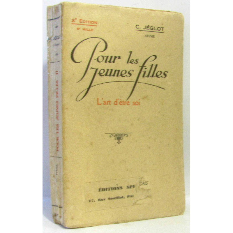 Pour les jeunes filles - l'art d'être soi