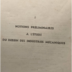 Cours de dessin des industries mécaniques - première partie :...