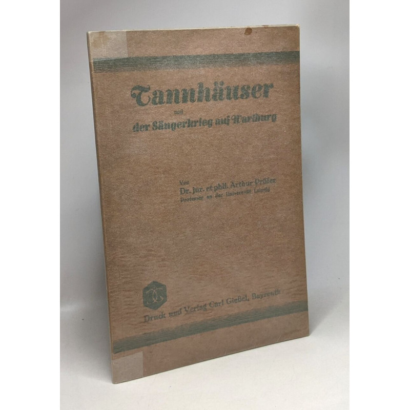 Tannhäuser und der sängerkrieg auf wartburg