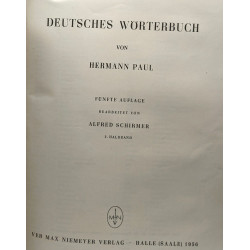 Deutsches wörterbuch - fünfte auflage bearbeitet von Alfred...