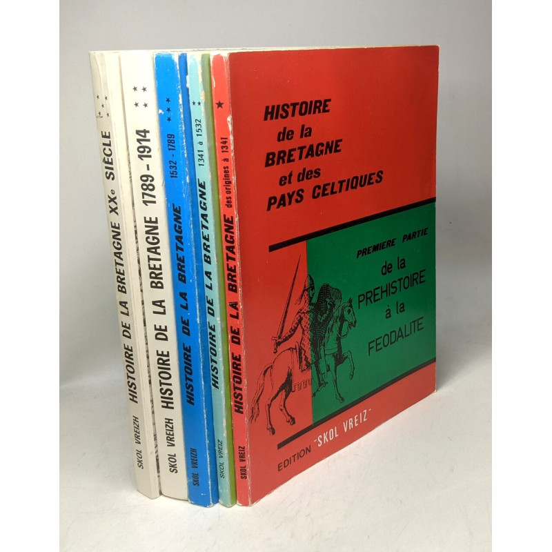 Histoire de la Bretagne et des Pays Celtiques - 5 volumes: 1/ De...