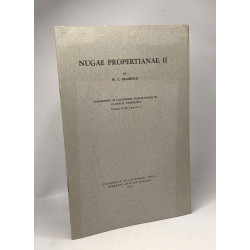 Nugae propertianae. II - university of California publications in...