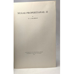 Nugae propertianae. II - university of California publications in...