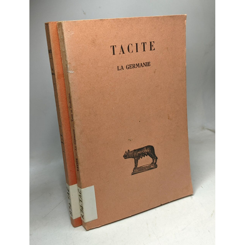 La germanie (1949) + Vie d'Agricola (1948) --- 2 livres