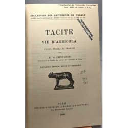 La germanie (1949) + Vie d'Agricola (1948) --- 2 livres