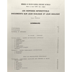 Les isopodes interstitiels documents sur leur écologie et leur...