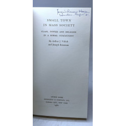 Small Town in Mass Society: Class Power and Religion in a Rural...