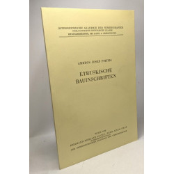 Etruskische bauinschriften