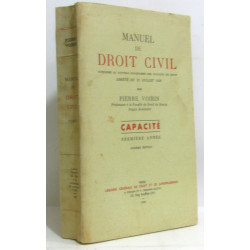 Manuel de droit civil conforme au nouveau programme des facultés...