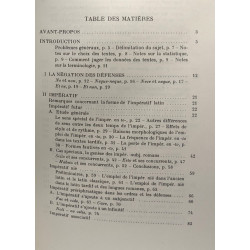 Les expressions du commandement et de la défense en latin et leur...