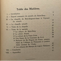 Le guide du Vrai Pèlerin du Saint-Sang