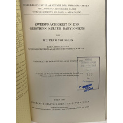 Zweisprachigkeit in der geistigen kultur babyloniens