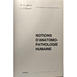 Notions d'anatomopathologie humaine