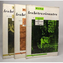 Lot de 3 tomes de Roby - les bêtes vivantes - tome I Celles qui...