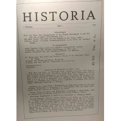 Historia - Revue d'Histoire Ancienne Zeitschrift für Alte...