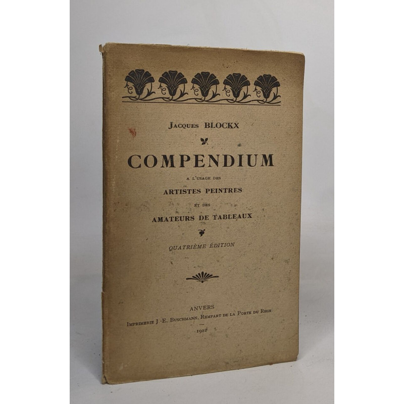 Compendium à l'usage des artistes peintres et des amateurs de tableaux