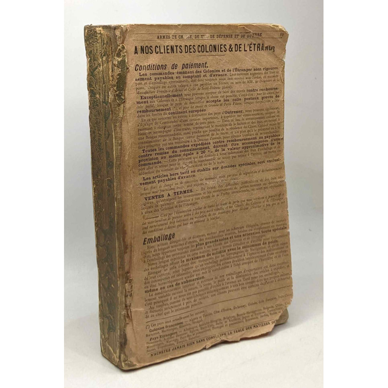 Manufacture française d'armes et cycles - Armes de chasse et de...