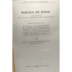 Bergen op zoom proeve van een sociaal-geografisch stadsanalyse