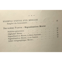 La signalisation par fanions morse et sémaphore / Les manuels...