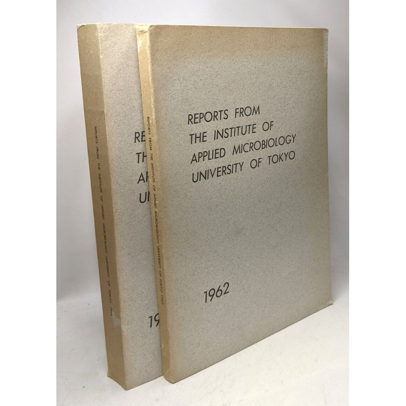Reports from the institute of applied microbiology university of...
