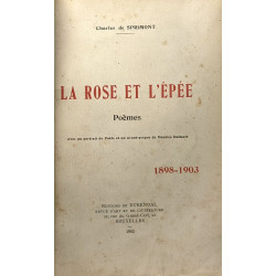 La rose et l'épée - Poèmes - avant propos de Maurice Dullaert