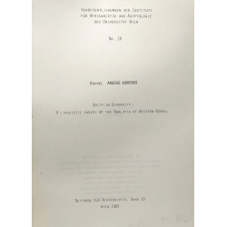 Unity in diversity : a linguistic survey of teh Abaluhyia of...