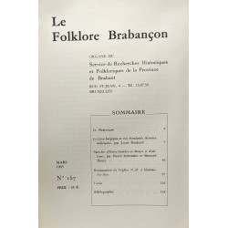 Le folklore Brabançon n°157 Mars 1963