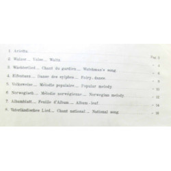 Lyrische Stürke für pianoforte