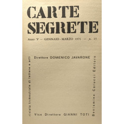 Carte secrete - anno V - Gennaio - Marzo 1971 n°15