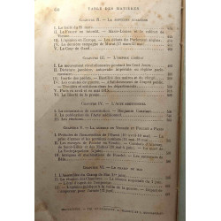 1815 --- La première restauration- Le retour de l'île d'Elbe - Les...
