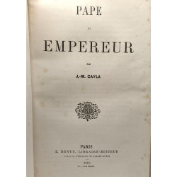 10 livres compilés en un volume: Lettre à sa majesté l'empereur...