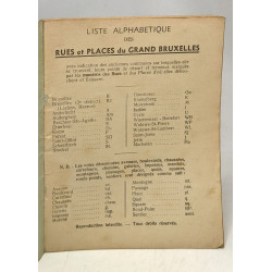 Guide officiel et pratique des rues et places du grand Bruxelles -...