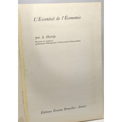 L'Essentiel de l'Economie