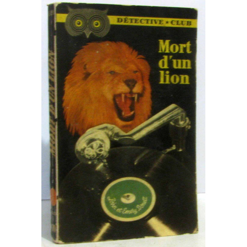 Mort d'un lion
