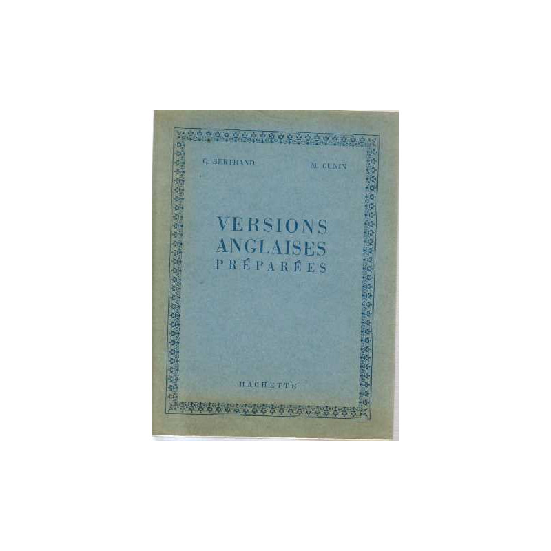 Versions anglaises préparées