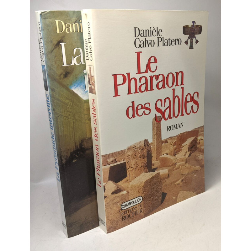 Le pharaon des sables + La pyramide interdite - 2 livres