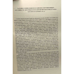 La fable comme exercice d'amplification rhétorique le combat du...