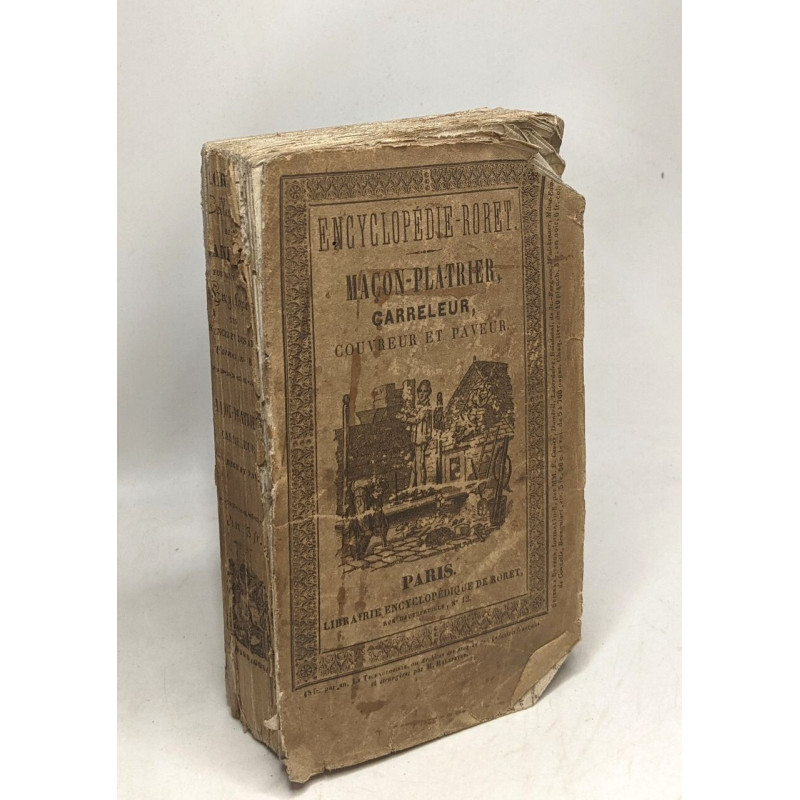 Maçon-platrier du carreleur du couvreur et du paveur - nouvelle...
