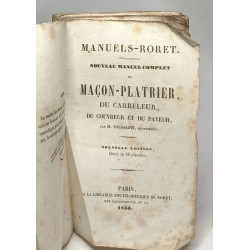 Maçon-platrier du carreleur du couvreur et du paveur - nouvelle...