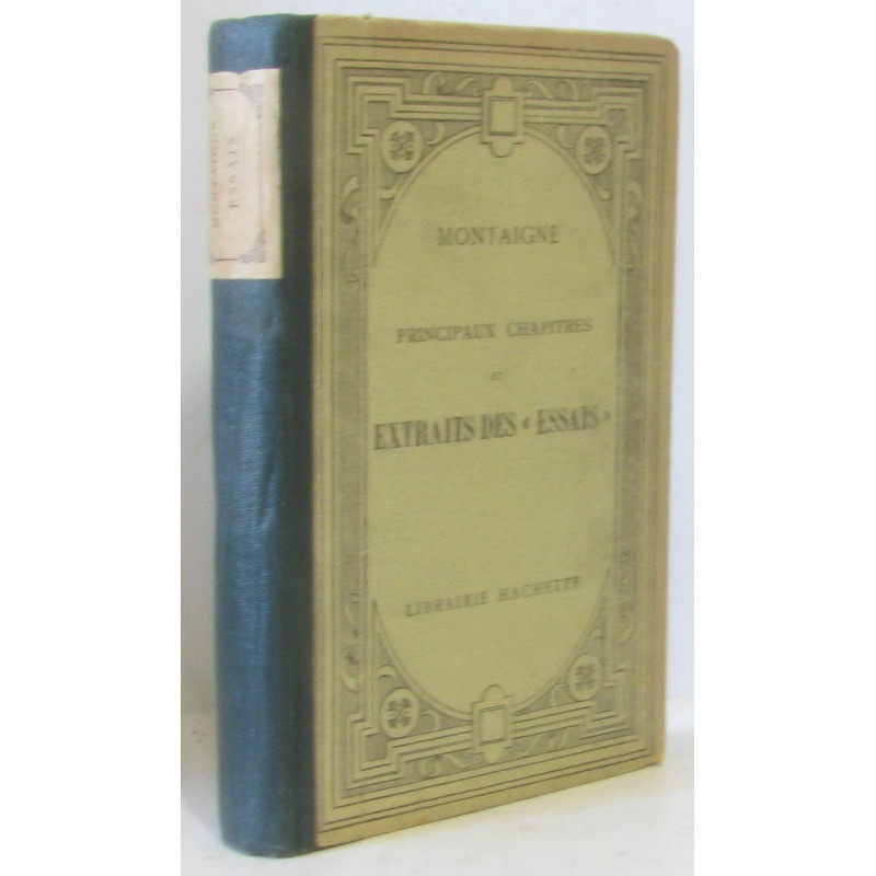 Principaux chapitres et extraits des essais