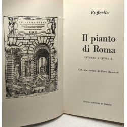 Il pianto di Roma - lettera a Leone X