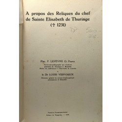 À propos des Reliques du chef de Sainte Elisabeth de Thuringe (1231)