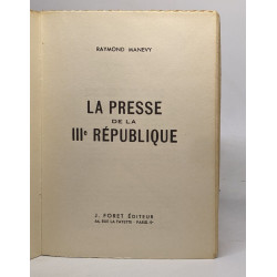 La presse de la IIIe république