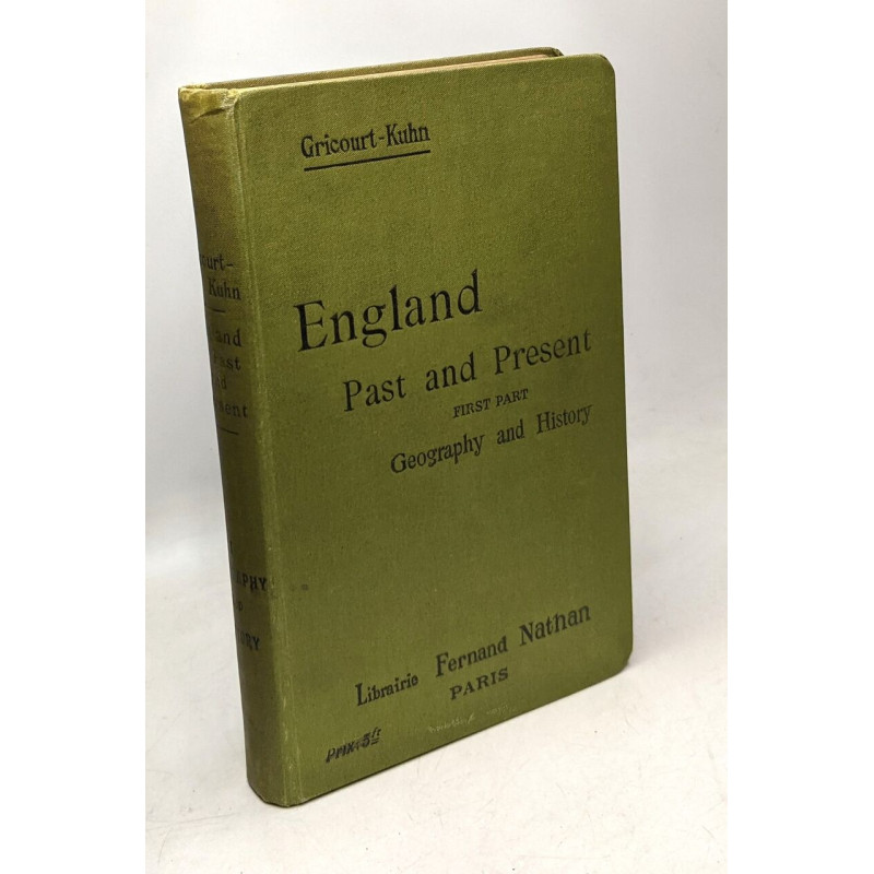 England past and present a reader for the higher forms - firs part...