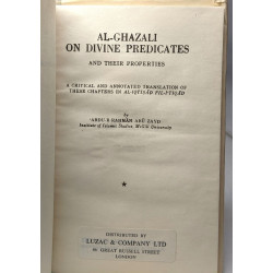 Al-Ghazali on divine predicates and their properties