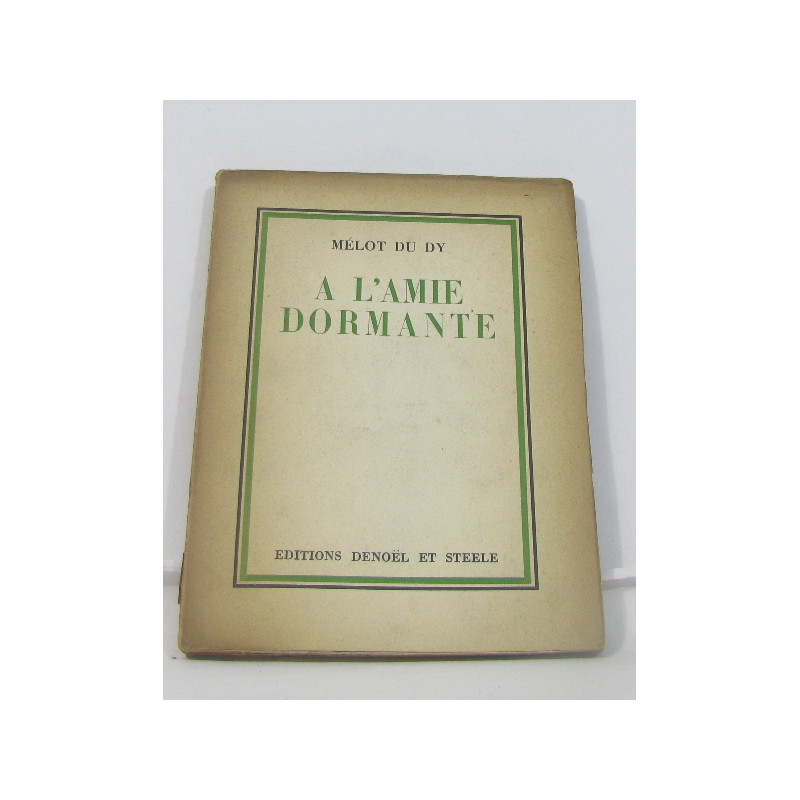 À l'amie dormante