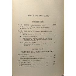 Instituciones de derecho privado romano - historia y sistema
