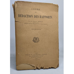 Cours de redaction des rapports - vingtième édition