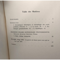 Érasme Dulce Bellum inexpertis - texte édité et traduit par Yvonne...